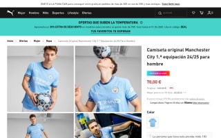 Camiseta Manchester City 1.ª equipación 24/25 por 49€