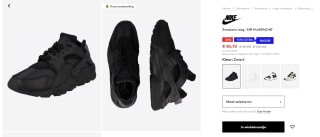 Nike Sneakers laag 'AIR HUARACHE' voor €84,92 bij About You