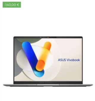 ASUS Vivobook S 14 M5406NA-QD082W AMD Ryzen 5 7535HS 16GB | 512GB SSD OLED 14" WUXGA AntiGlare 400nits 60Hz DCI-P3 100% W11 H por solo 599€