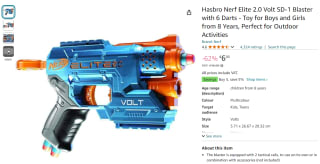 Nerf Elite 2.0 Volt SD-1 blaster voor €6 bij Amazon NL en Bol