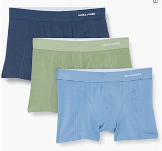 Jack & Jones bamboo trunks 3 voor €9 bij Amazon.nl