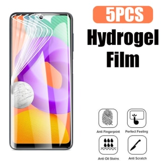 Kit com 5 Películas em Hidrogel para Samsung, modelo A60 - R$ 10,49