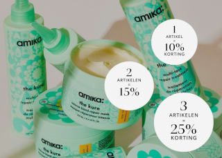 Tot 25% stapelkorting op Amika bij John Beerens