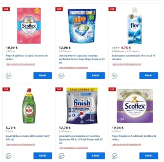3×2 en más de 4000 productos desde Carrefour.