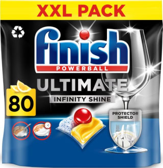 Finish Ultimate Infinity Shine Citroen Vaatwastabletten 80 Capsules voor €15,30 bij Bol