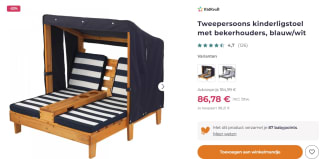 Kidkraft kinderligstoel