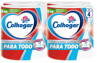 4 rollos de Papel de Cocina Colhogar Paratodo Maxirolls por 8.90€