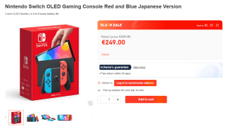 Nintendo Switch Console OLED Model voor €269 bij Ochama
