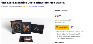 The Art of Assassin's Creed Mirage (Deluxe Edition) voor €35,99 bij Bol