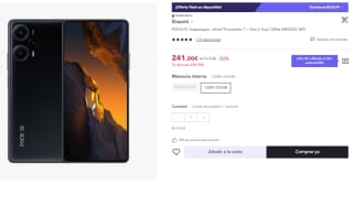 Movil POCO F5 5G 12/256GB por 221€