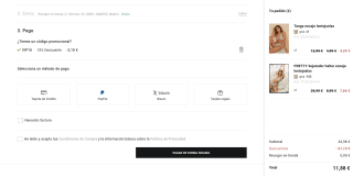 Pretty sujetador y tanga encaje lentejuelas por 11,88€