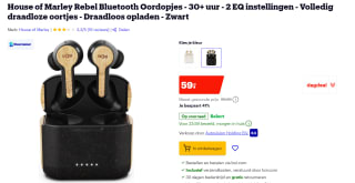 House of Marley Rebel Bluetooth Oordopjes voor €59,99 bij Bol.com