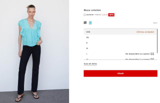 Blusa de volantes para Mujer por 3.49€