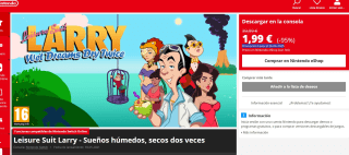 Juego Leisure Suit Larry - Sueños húmedos, secos dos veces ppopr 1,99€
