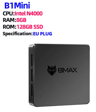 Bmax Mini Pc B1 Mini Windows11Pro 8Gb Ram 128Gb Rom voor €60,34 dmv code bij Aliexpress