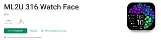 ML2U 316 Watch Face voor Android gratis
