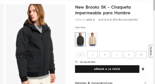 Chaqueta Quiksilver New Brooks 5K para hombre por 69.99€