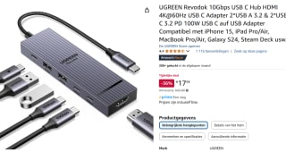 UGREEN Revodok Pro 10 Gbps voor €17,99 bij Amazon