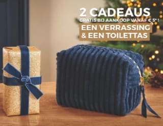 Gratis kerstverrassing en fluwelen tasje bij je Yves Rocher bestelling