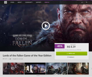 Jogo: Lords of the Fallen para PC - R$ 8,39