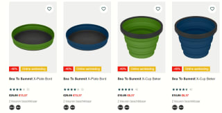 Tot 40% korting op Sea to Summit opvouwbare kampeerspullen bij Bever