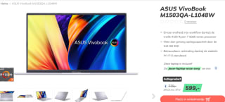 ASUS VivoBook 15 OLED M1503QA-L1048W voor €599 bij Laptop.nl