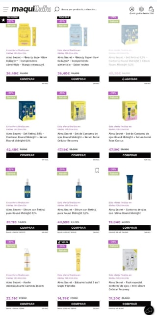 -20% de Descuento en Alma Secret.