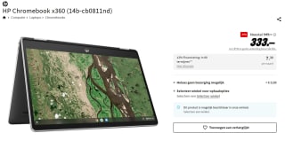 HP Chromebook x360 (14b-cb0811nd) voor €333 bij Media Markt