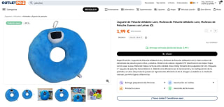 Muñeco de Peluche Suaves con Letras (O) por 1,99€