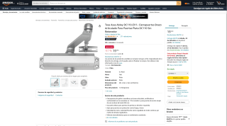 Cierrapuertas Tesa Assa Abloy DC110-EV1 por 15,63€