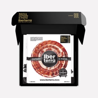 Jamón de bellota 100% ibérico Iberterra de 7 kg loncheado a cuchillo por 189€