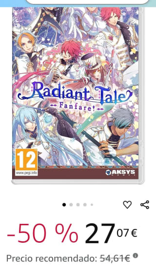 Radiant Tale Fanfare Nintendo Switch por 27,07€.