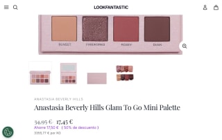 Mini paleta Anastasia Beverly Hills Glam To Go por 17,45€