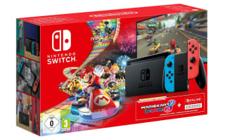 Consola Nintendo Switch con Mario Kart 8 Deluxe y 3 meses Nintendo Switch Online por 267,25€