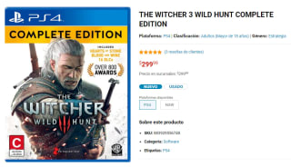 The Witcher 3 Wild Hunt Complete PS4 por $300 en Game Planet