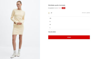 Minifalda de punto trenzado para Mujer por 3.99€