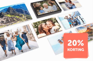20% korting op wanddecoraties bij Fotofabriek