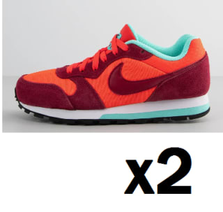 2 pares de Zapatillas para Mujer Nike MD RUNNER 2 por 61.2€