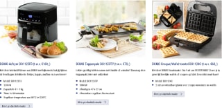 Domo airfryer, teppanyaki & wafel/croquemachine voor €59,99 bij Hubo