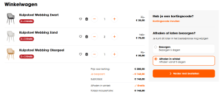 2+2 gratis op kuipstoel Webbing bij Kwantum