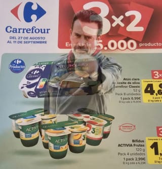 Promoción 3x2 Folleto Carrefour del 27 de Agosto al 11 Septiembre