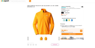 Forro polar The North Face Hombre por solo 36,90€