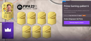 FIFA 23 Prime Gaming-pakket 6 gratis via Amazon Prime gaming