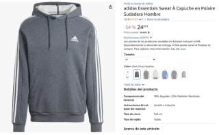 Sudadera Adidas Essentials por 24€