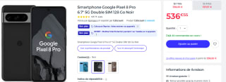 Google Pixel 8 Pro 128 GB voor €536,55 bij CDiscount