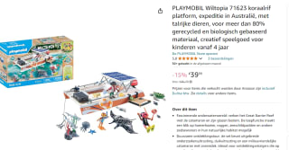 Playmobil Koraalrif onderzoek voor €39,99 bij Amazon