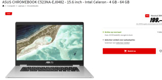 Asus ChromeBook C523NA-EJ0482 - 15.6 inch voor €199 bij de Mediamarkt