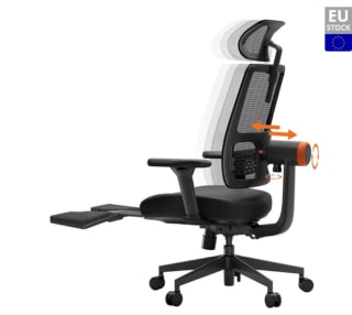Silla ergonómica NEWTRAL MagicH-BP reposapiés seguimiento automático soporte lumbar adaptable por 209,99€