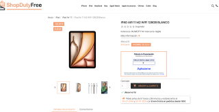 Ipad Air 11 M2 WIFI 128GB a tan solo 694,47€