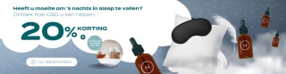 Bespaar 20% op CBD Melatonine Slaapproducten